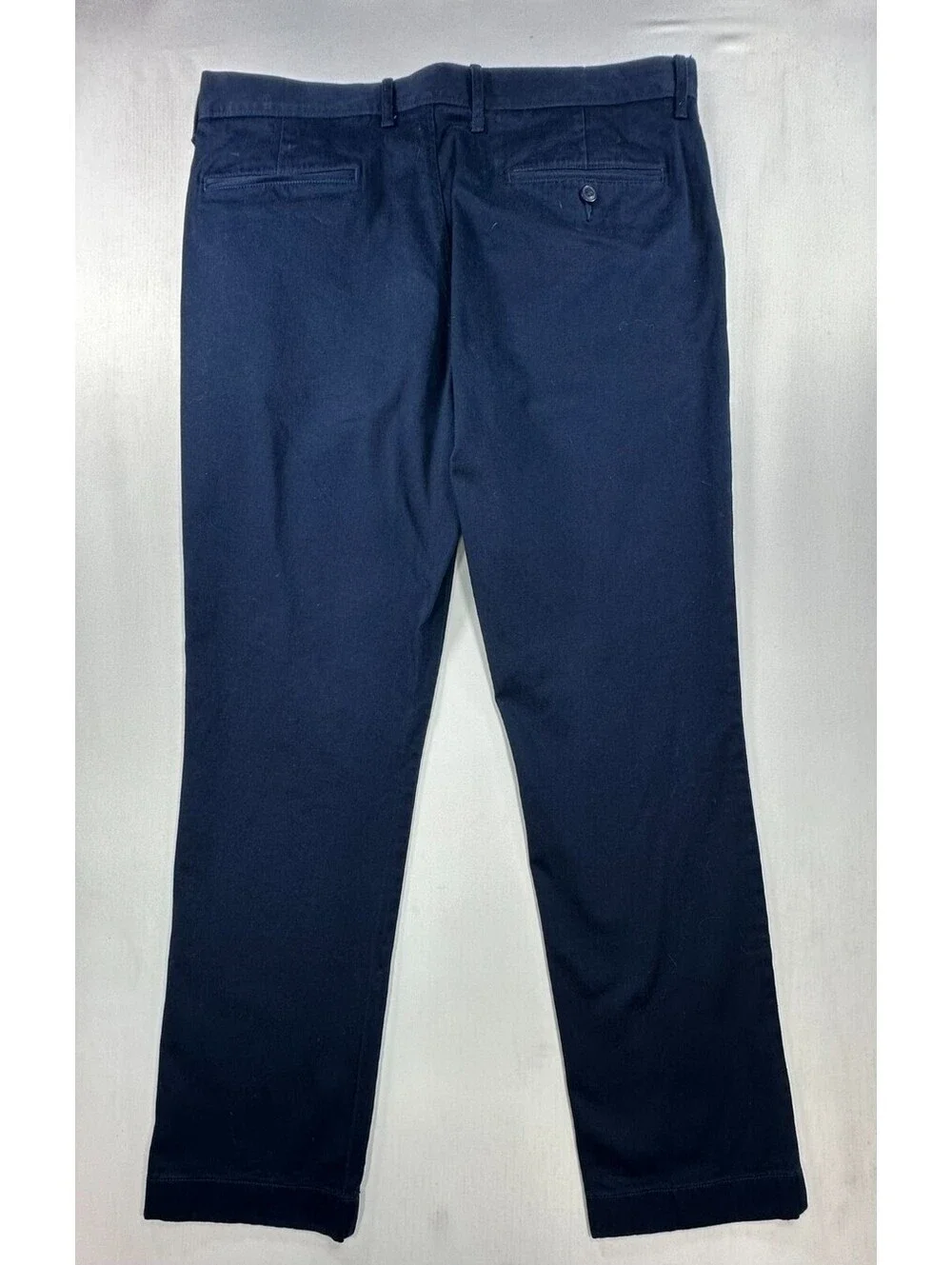 J Crew 770 Straight Stretch Flat Chinos Blue Mens 33/30